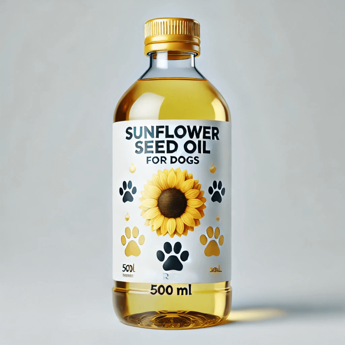 Olio di Semi di Girasole 500ml – Benessere Naturale per il Tuo Cane