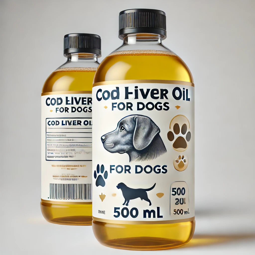 Olio di Fegato di Merluzzo 500ml – Integratore Naturale per il Benessere del Cane