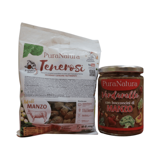 Set Prova Pura Natura Tenerosi + Spezzatino Manzo